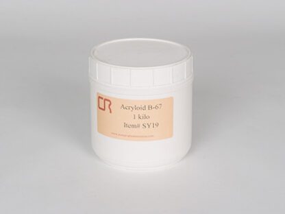 Paraloid B67 (Acryloid B67), 1 pound - #SY19B